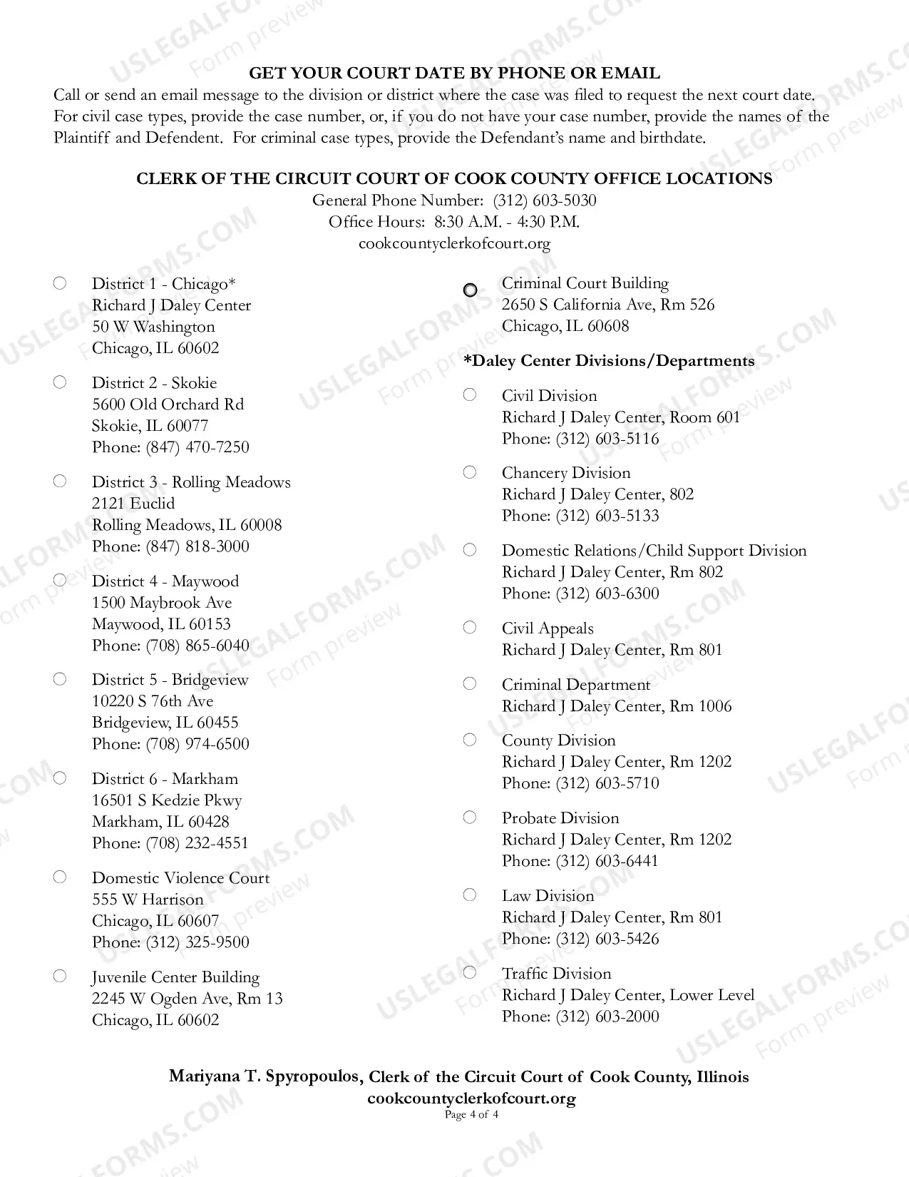 Preview Summons In administrative Review