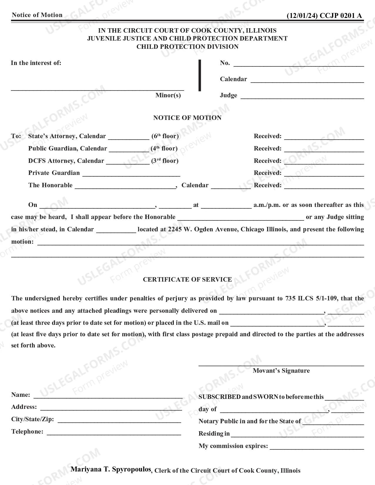 Preview Supplemental Petition To Reinstate Wardship Packet