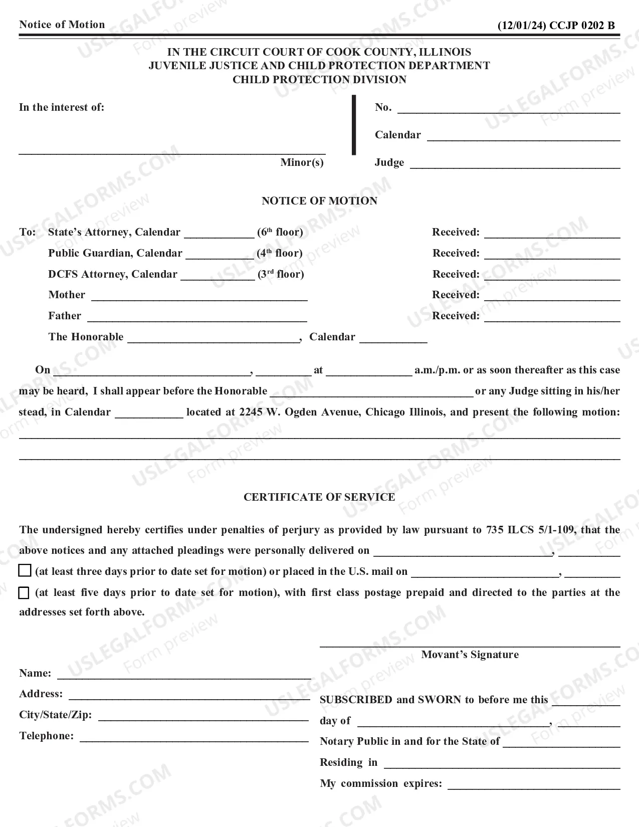 Preview Private Guardians Supplemental Petition To Reinstate Wardship Packet
