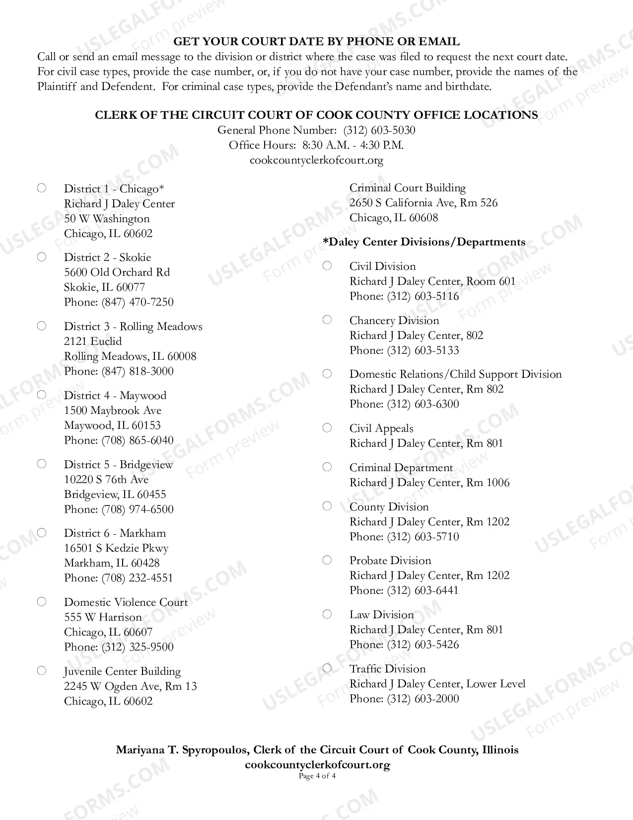 Preview Summons In administrative Review