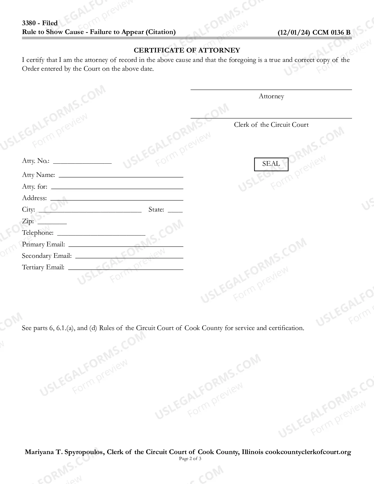 Preview RULE TO SHOW CAUSE-FAILURE TO APPEAR CITATION TO DISCOVER ASSETS