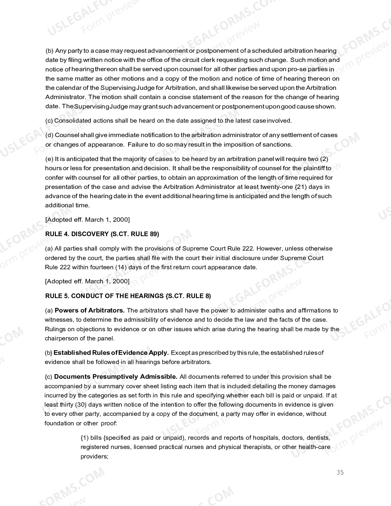 Preview Mandatory arbitration