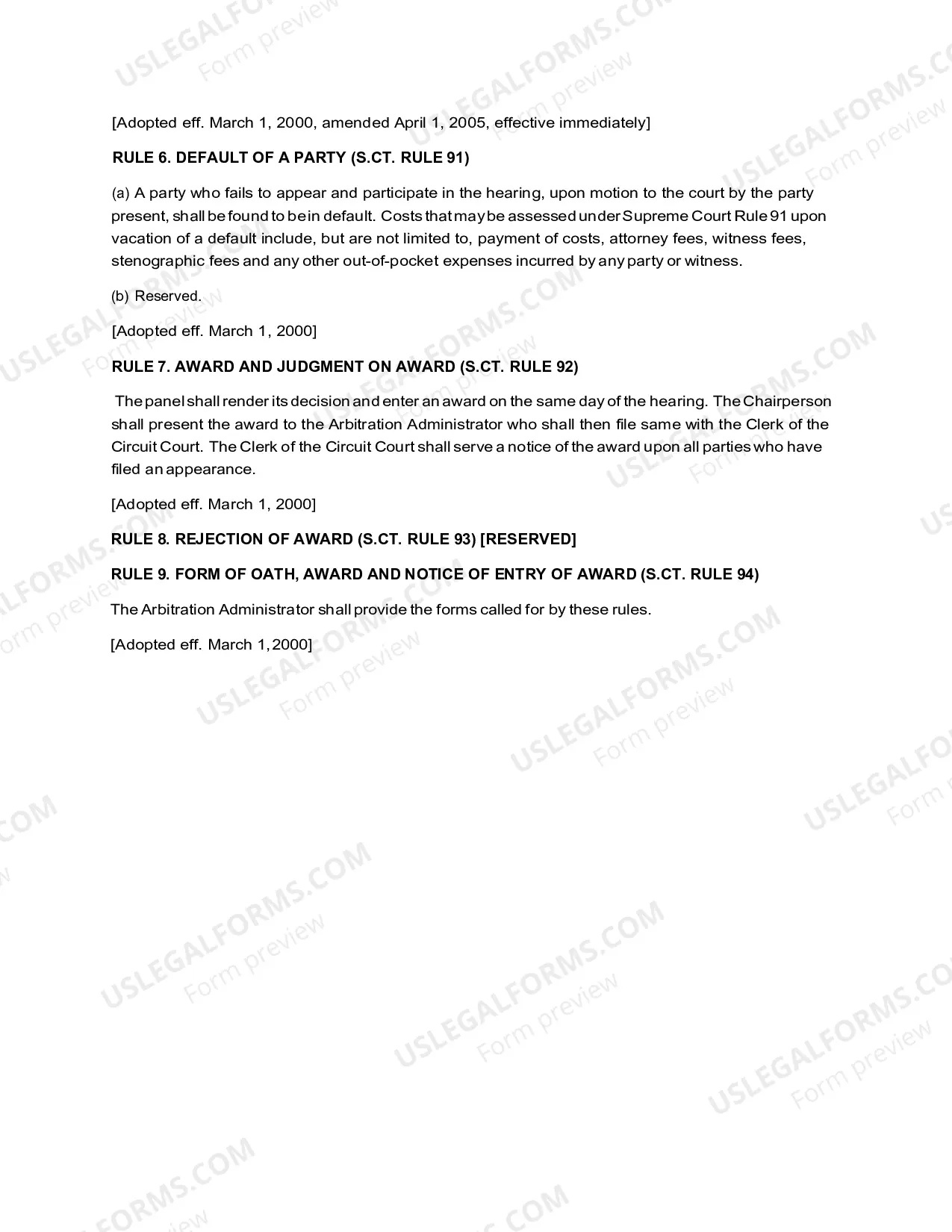 Preview Mandatory arbitration
