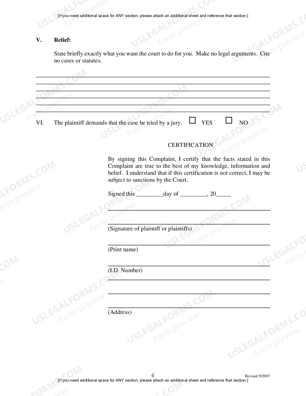Preview Amended Complaint Under The Civil Rights act against Federal, State, County, or Municipal Defendants (Eastern Division)