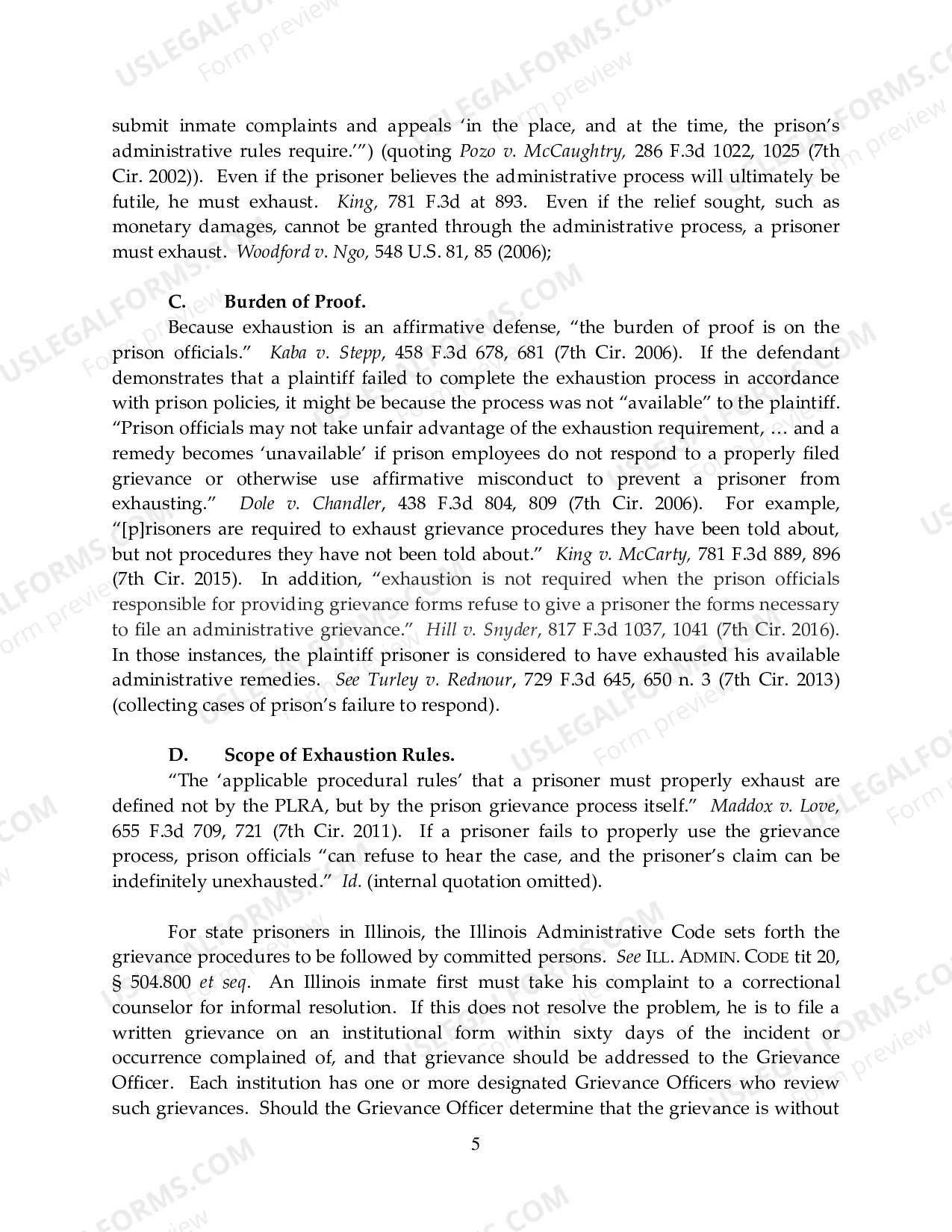 Preview Guide for attorneys Recruited to Represent Plaintiffs in Section 1983 Cases
