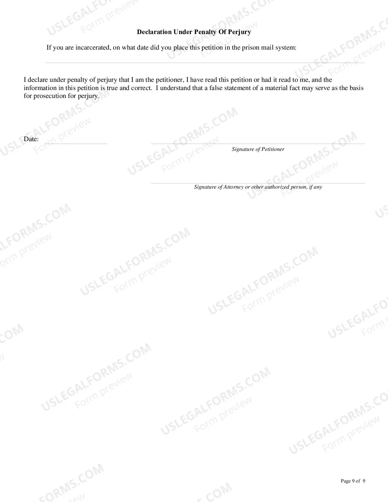 Preview Petition Under 28 U.S.C 2241 for Relief from a Conviction or Sentence by a Person in Federal Custody