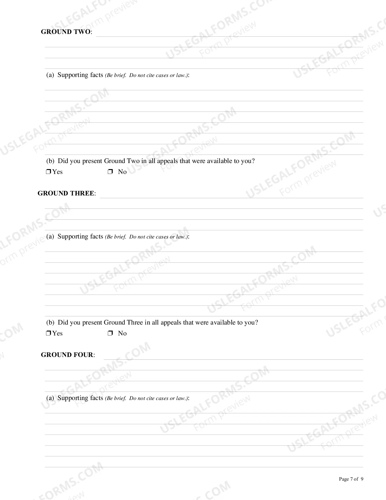 Preview Petition Under 28 U.S.C 2241 for Relief from a Conviction or Sentence by a Person in Federal Custody