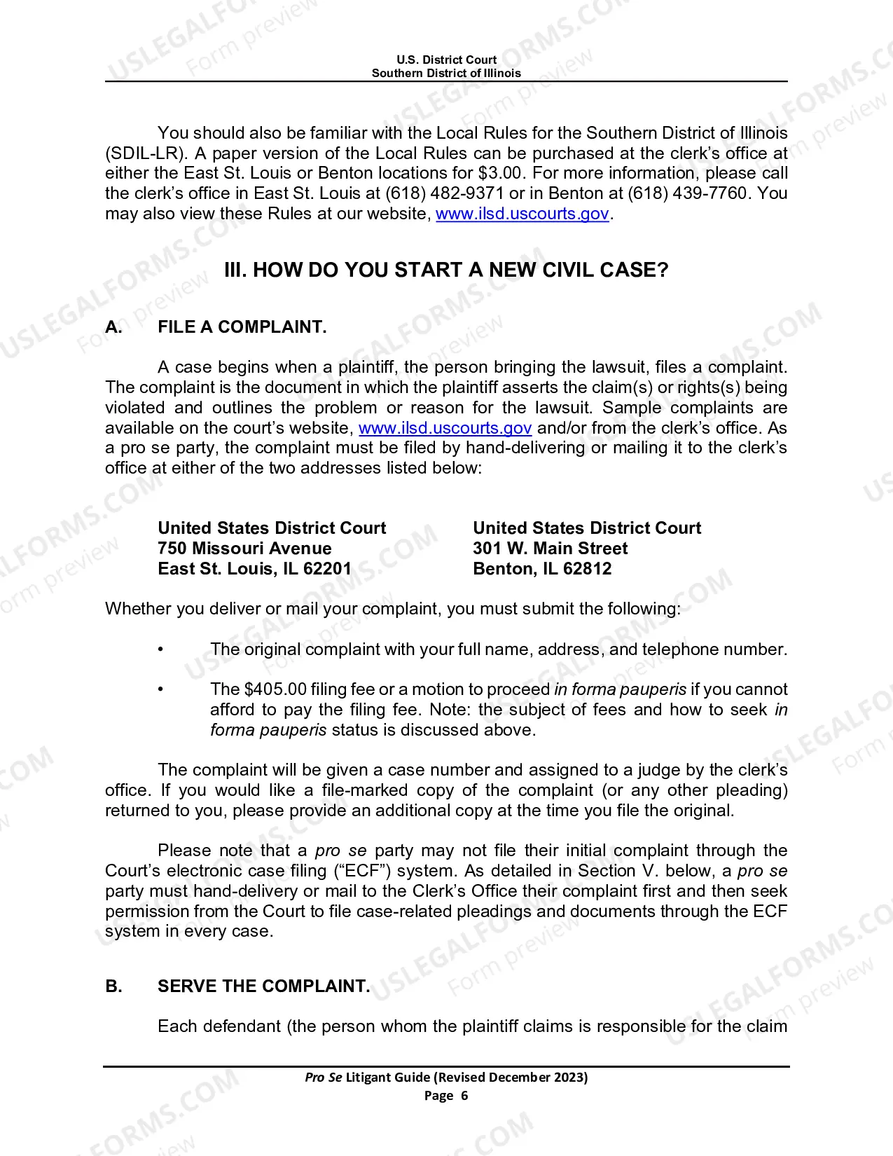 Preview Pro Se Litigant Guide