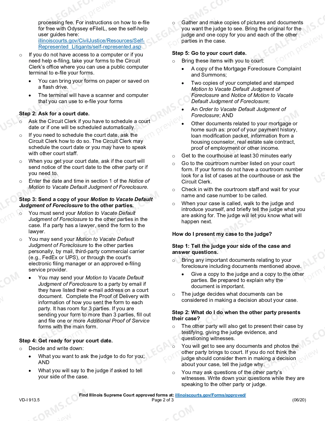 Preview How to ask the Court to Vacate a Default Judgment of Foreclosure