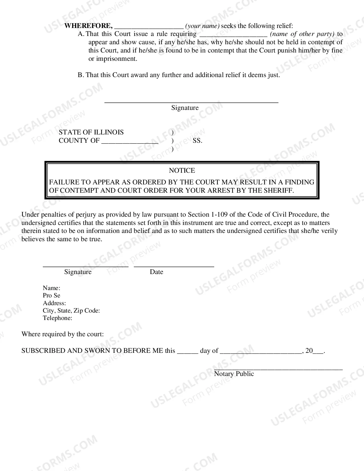 Preview Rule to Show Cause Judgment Debtor