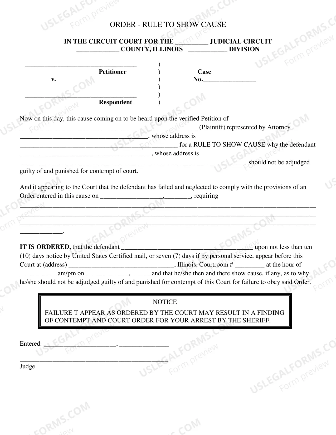 Preview Rule to Show Cause Judgment Debtor