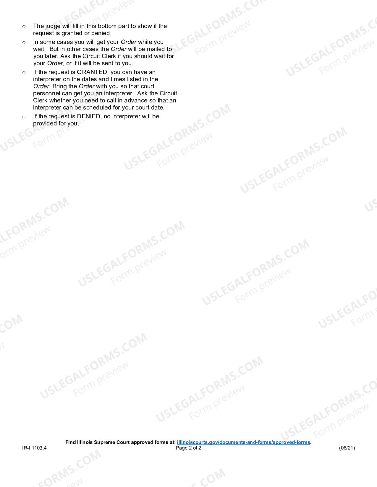 Preview How to Request an Interpreter