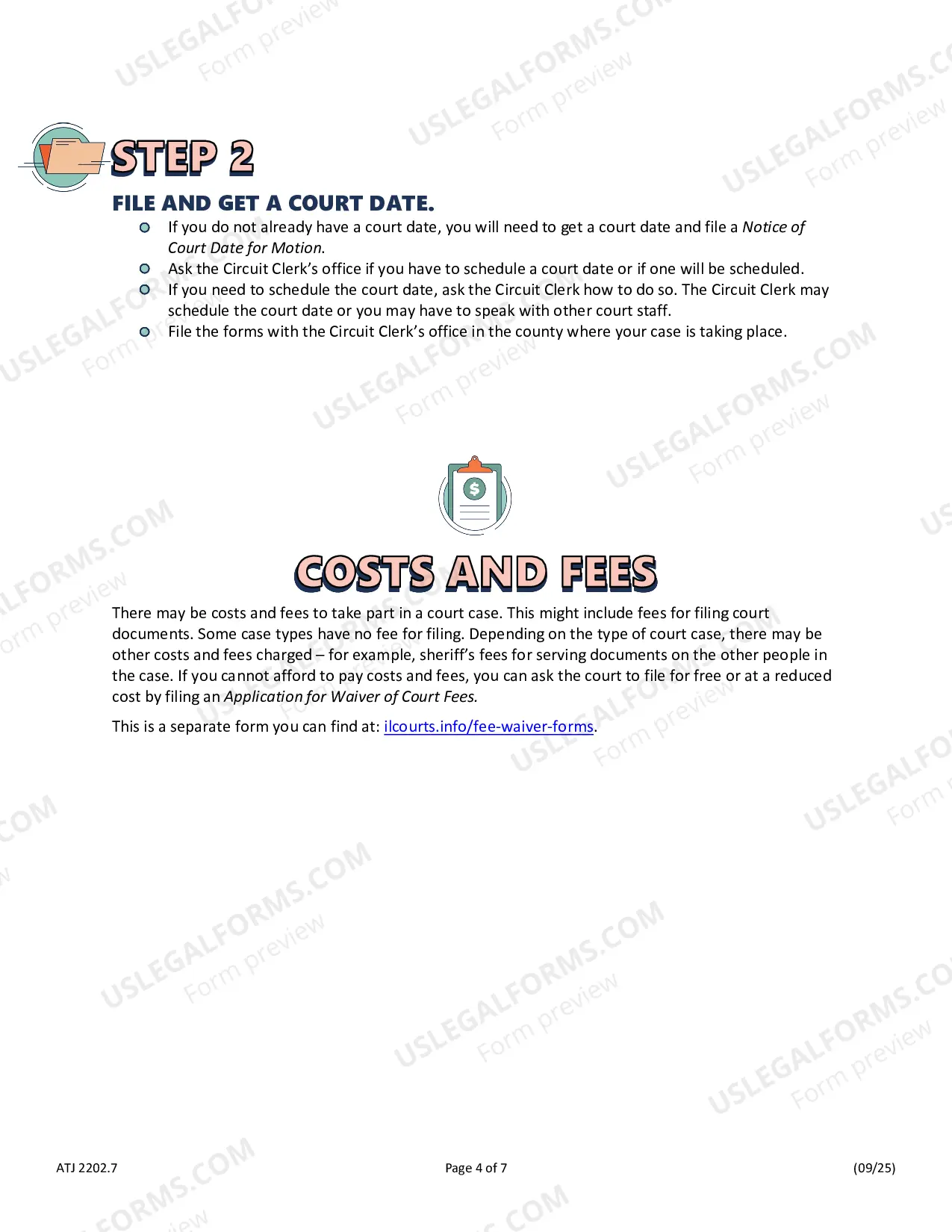 Preview How to File & Send a Motion to Continue or Extend Time & Notice of Court Date for Motion