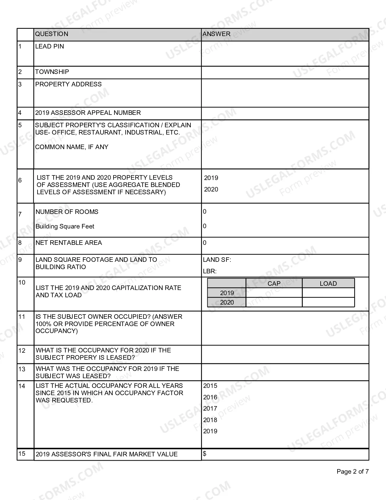 Preview Hotel Form