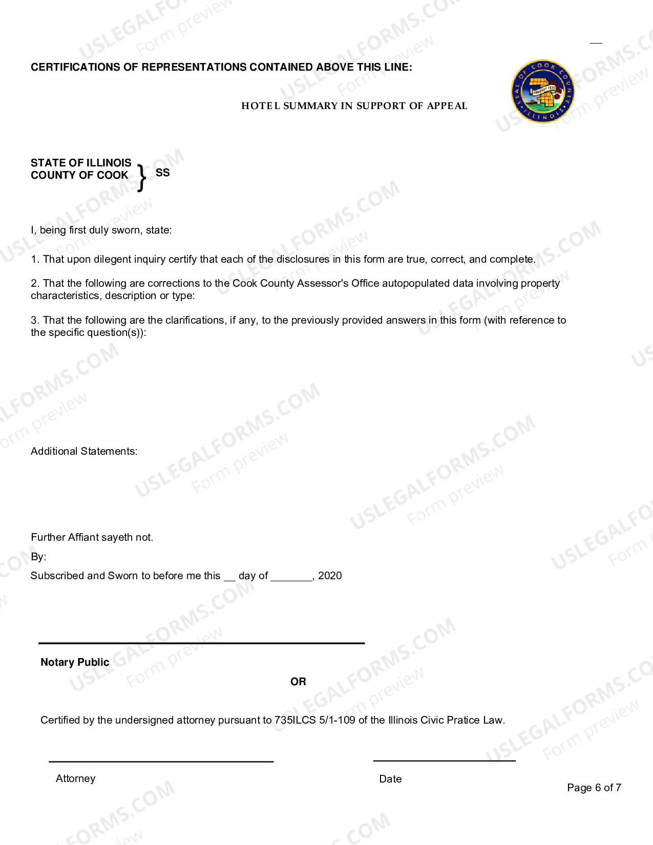 Preview Hotel Form
