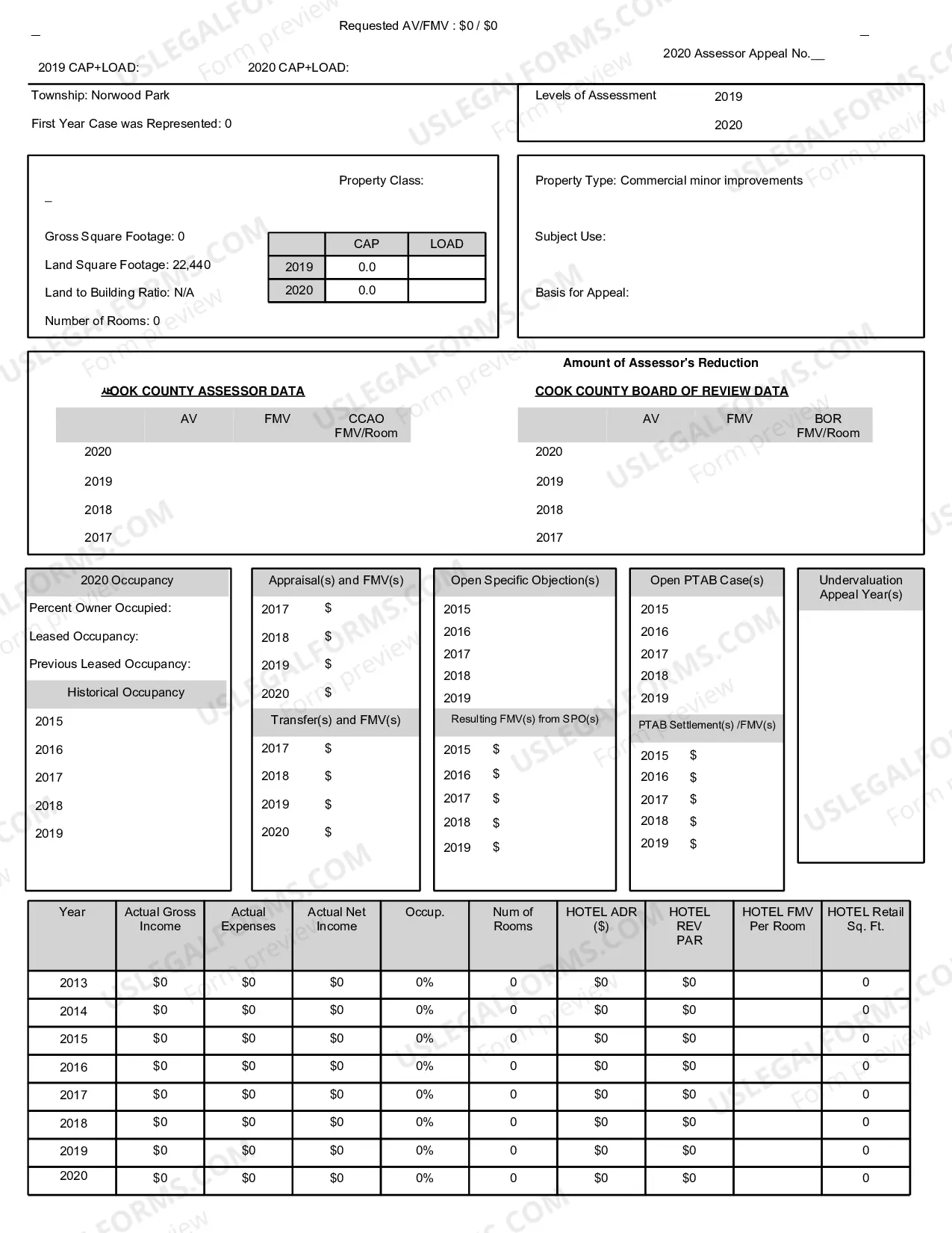 Preview Hotel Form