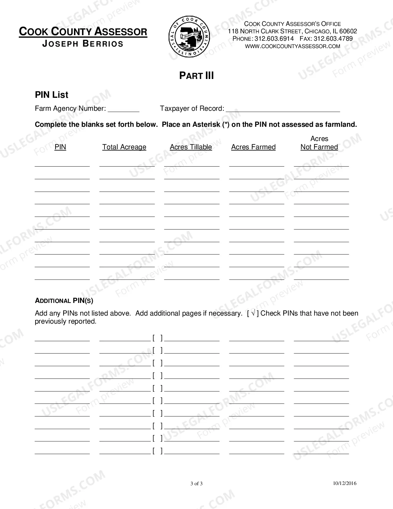 Preview 2017 Farmland affidavit
