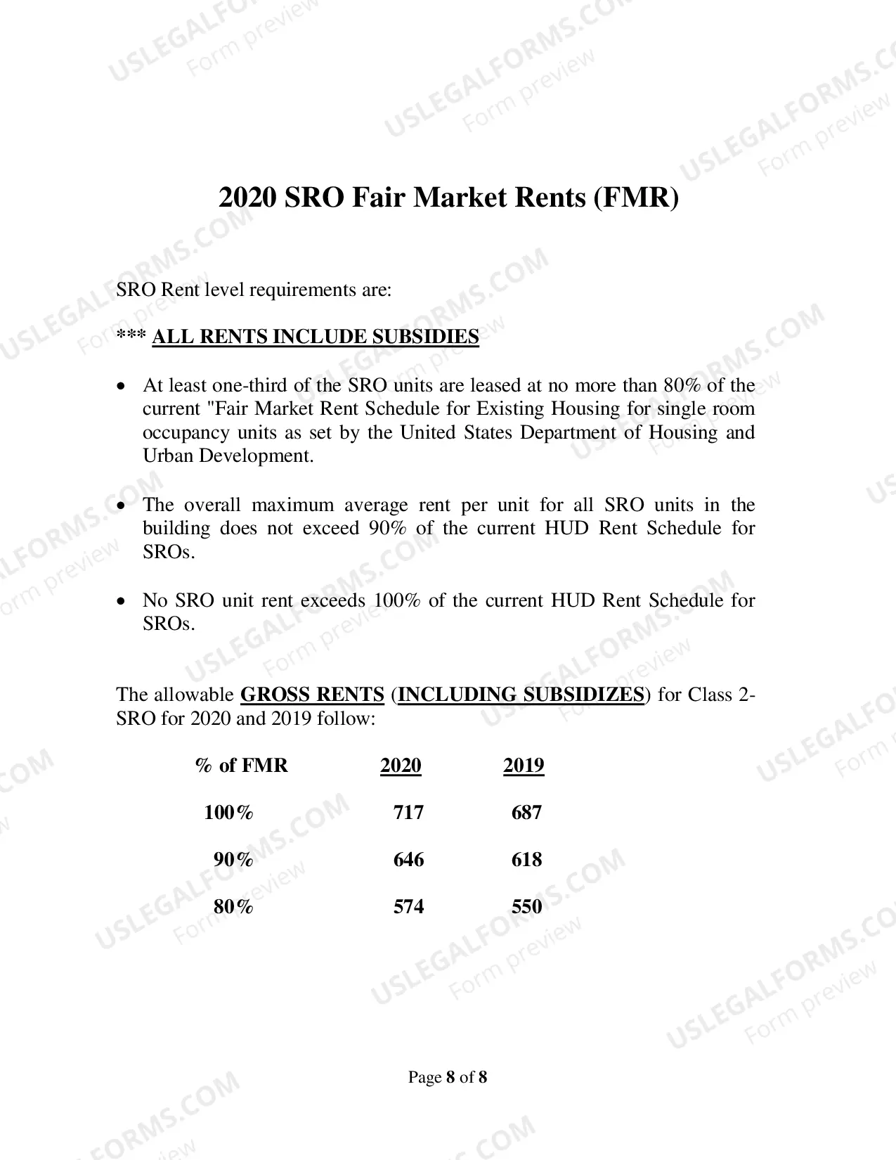 Preview Class 2 SRO application