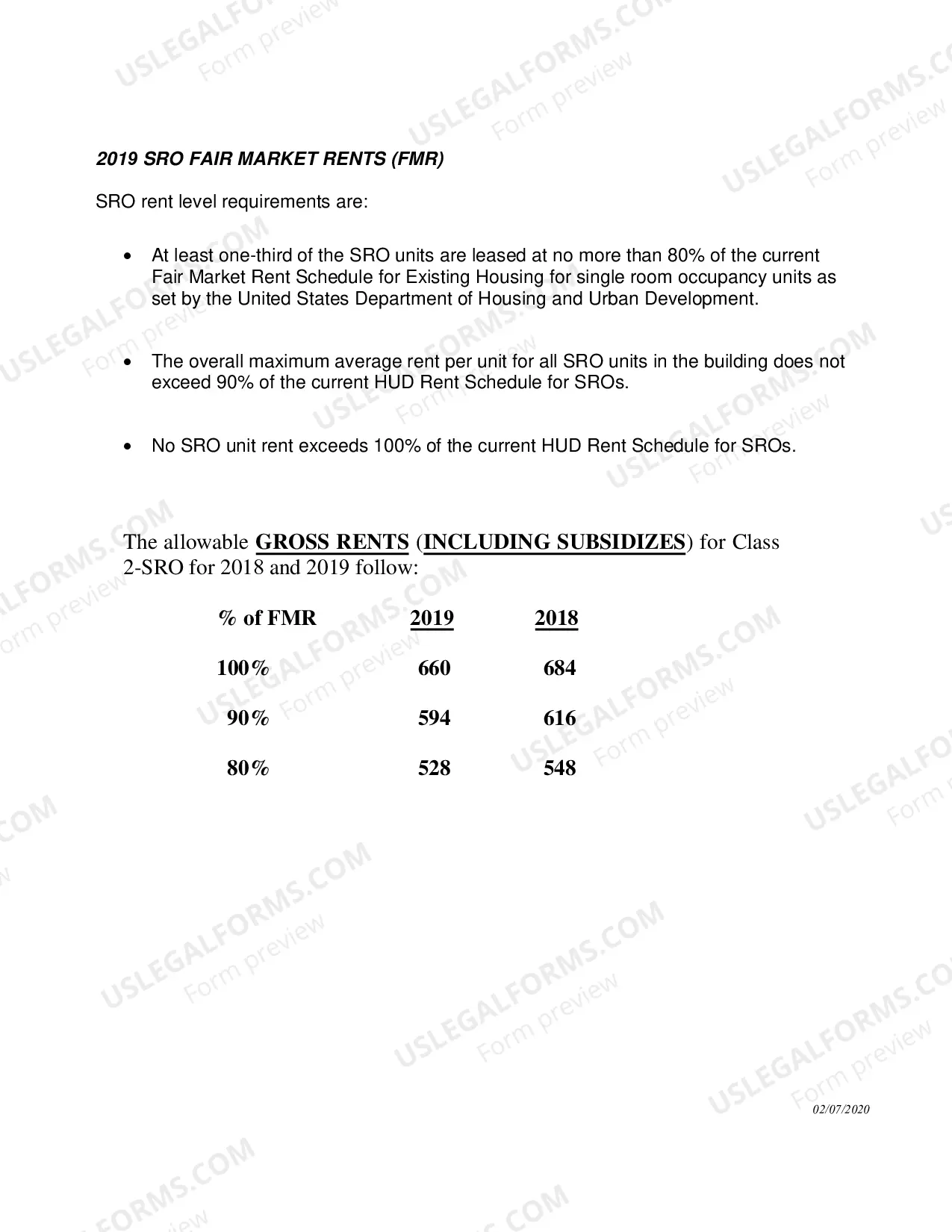 Preview Class 2 SRO Eligibility application Instructions
