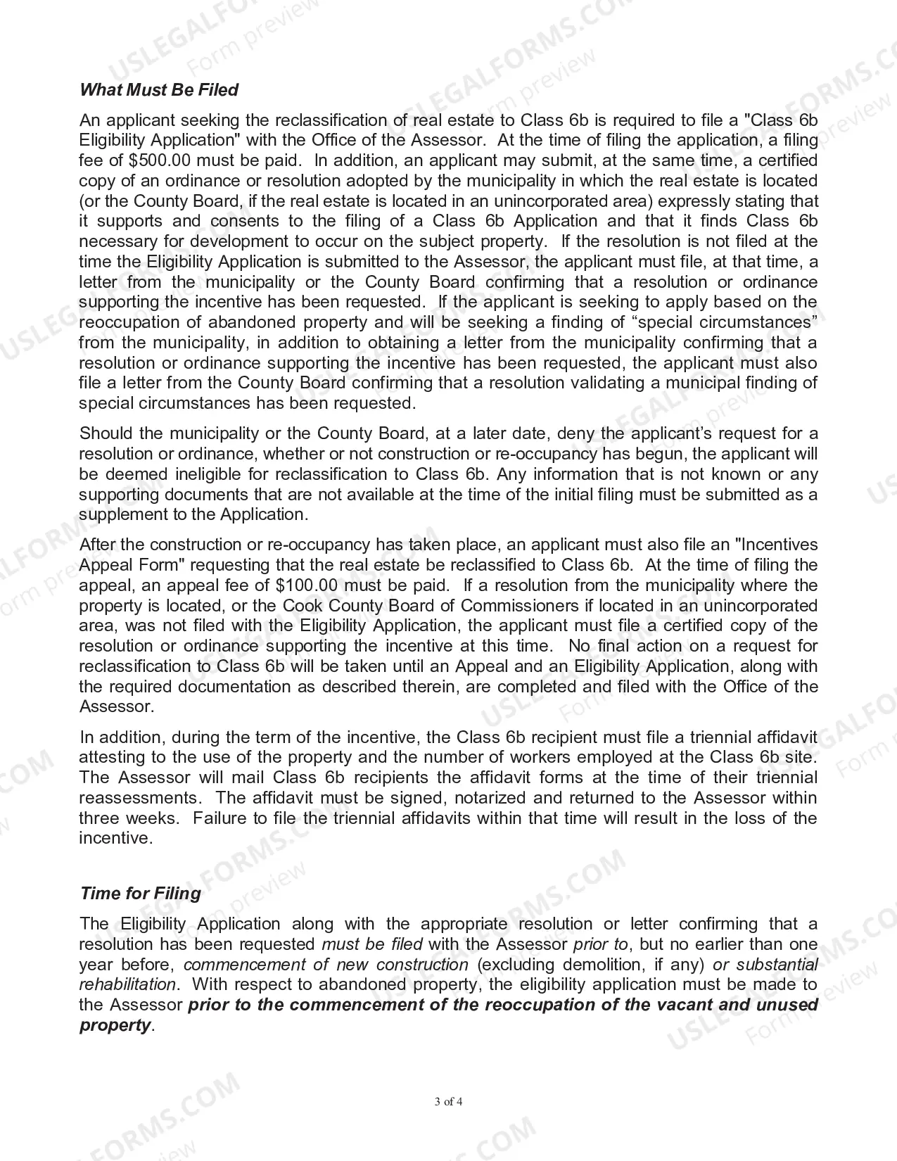 Preview Class 6b applications Instructions