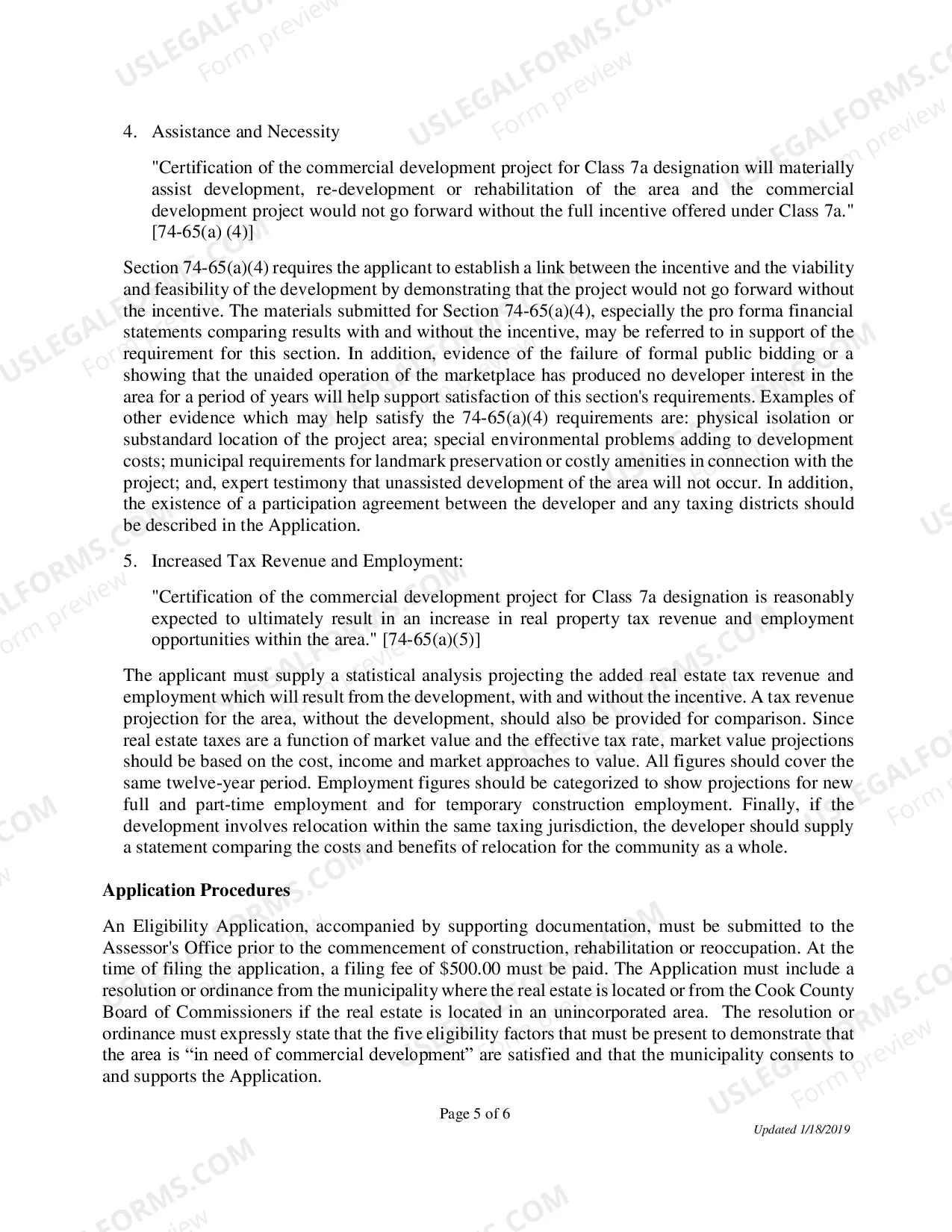 Preview Class 7A application Instructions