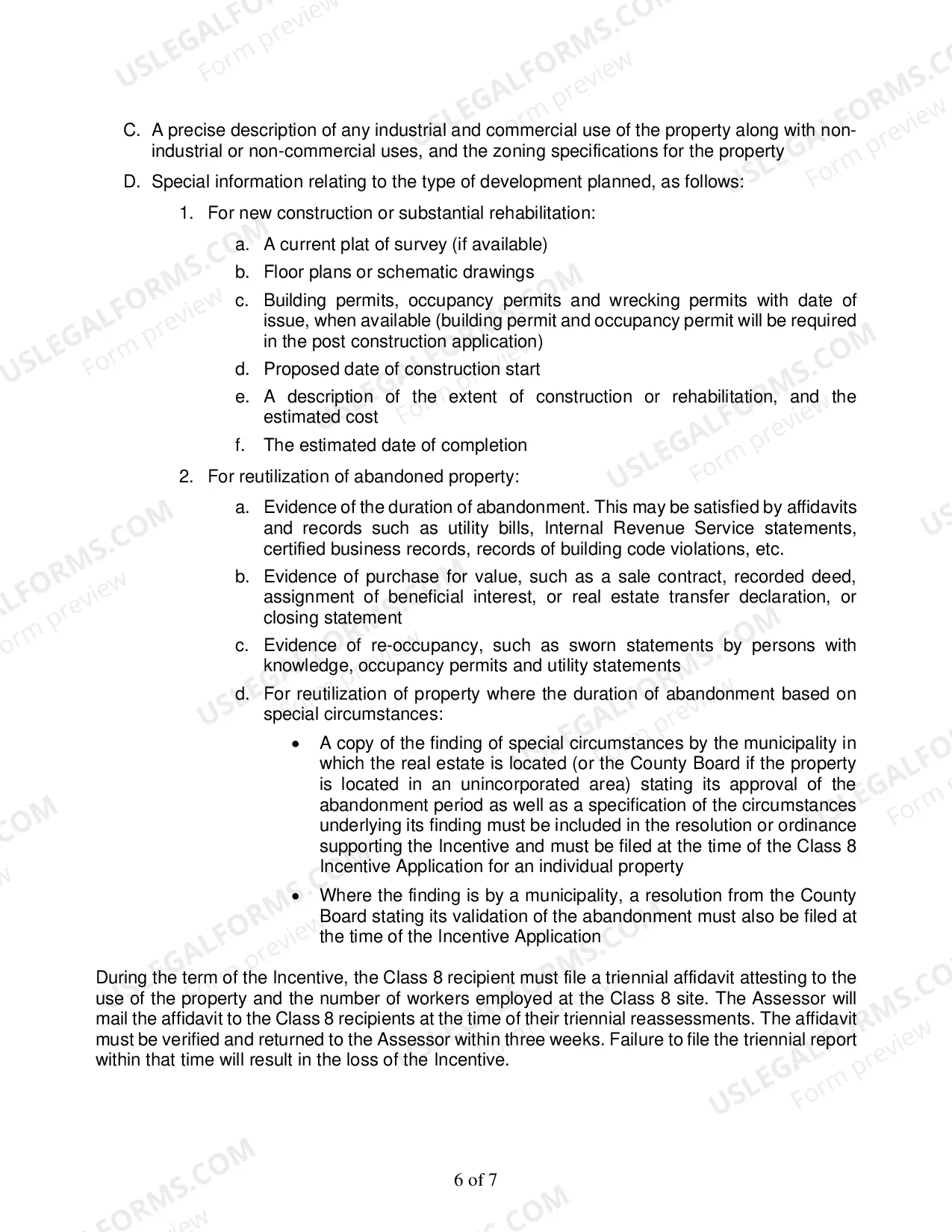 Preview Class 8 application Instructions