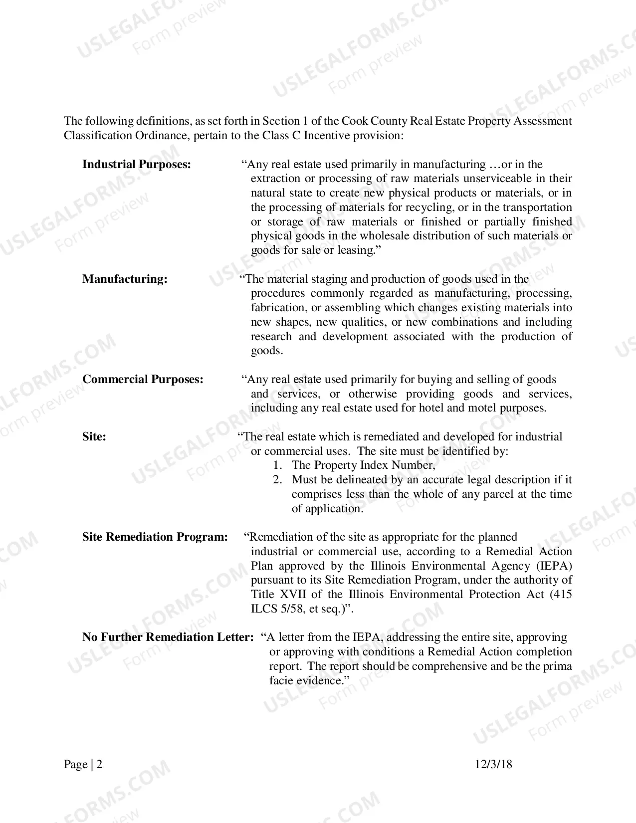 Preview Class C application Instructions