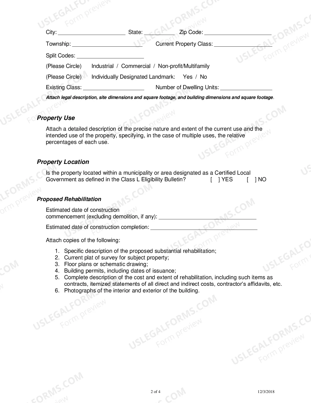 Preview Class L application