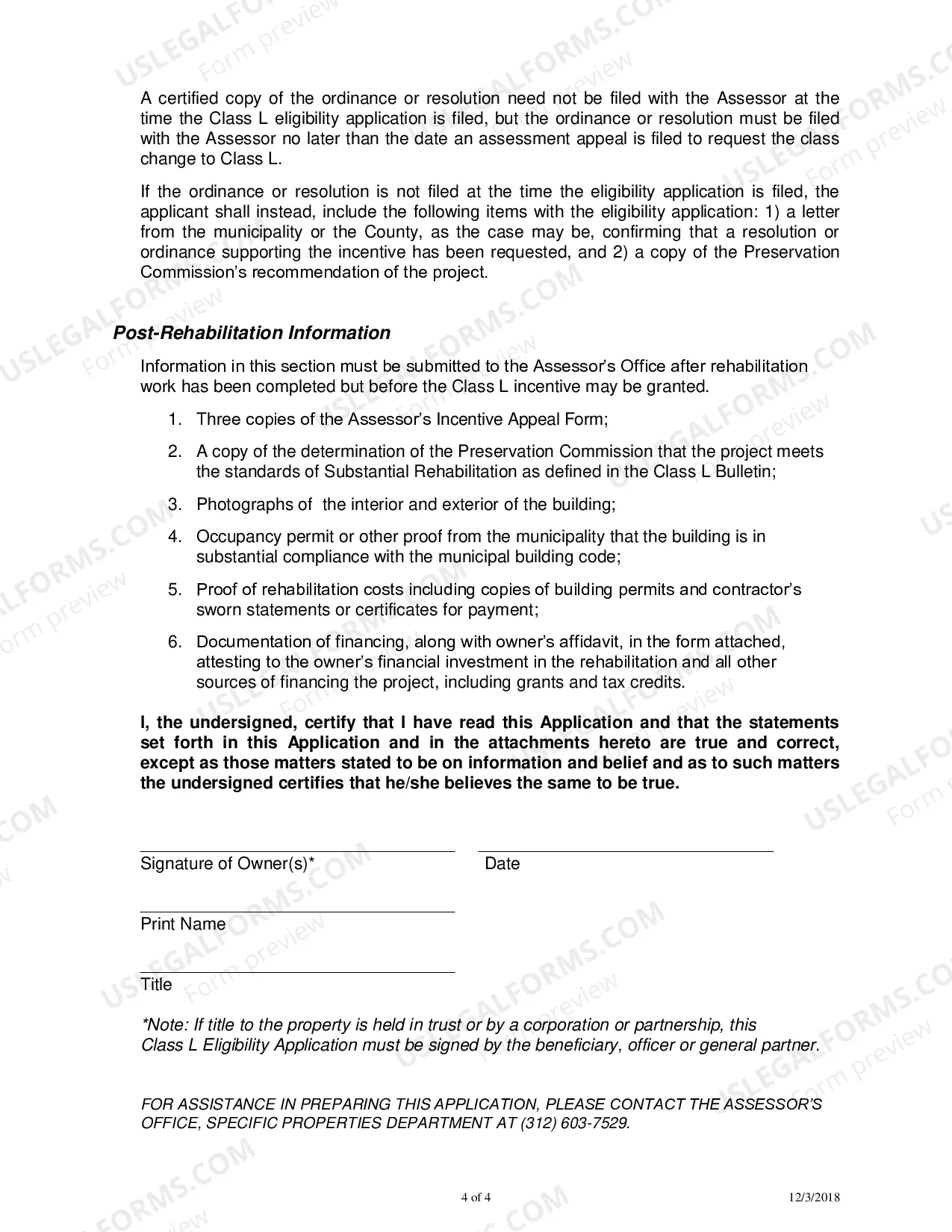 Preview Class L application