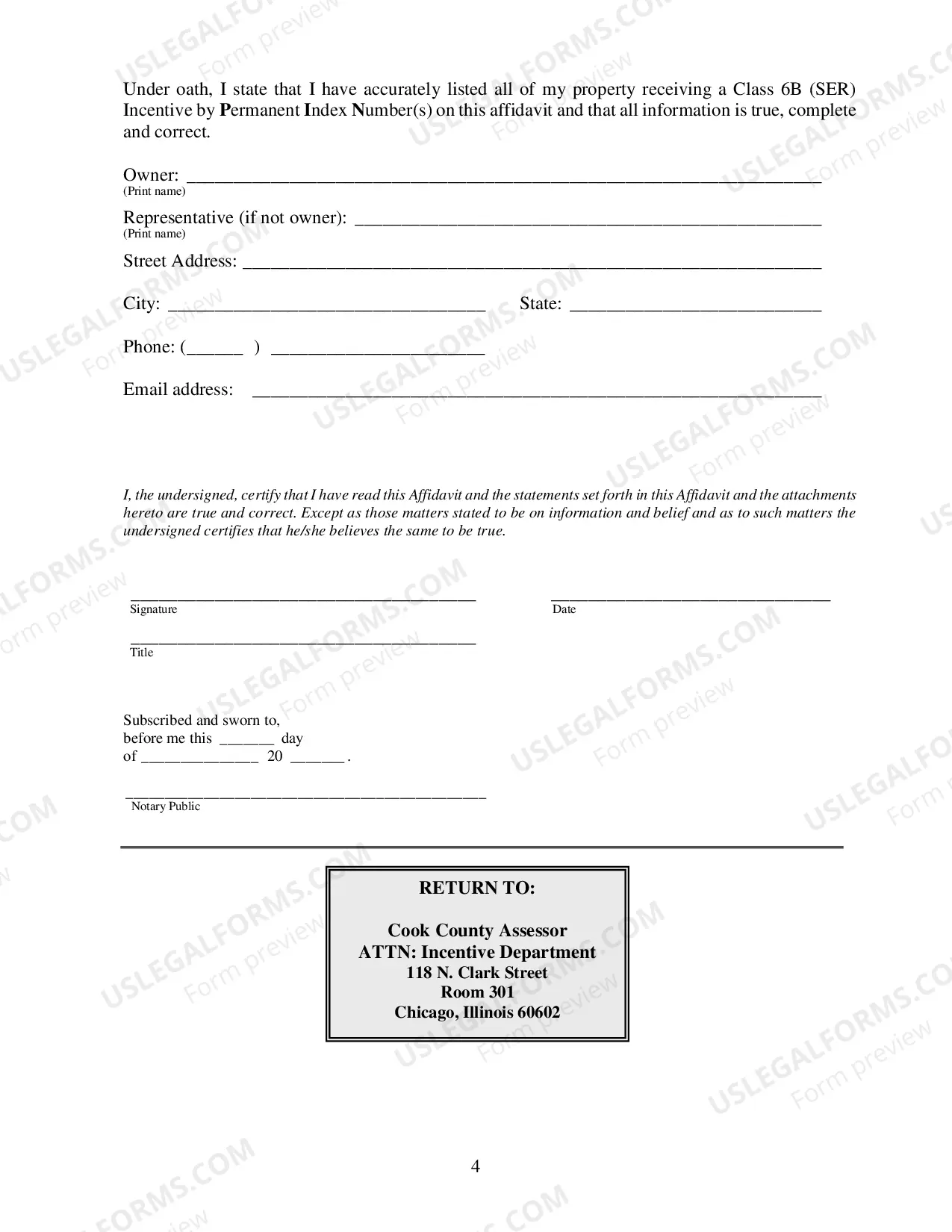 Preview 2017 Class 6B SER affidavit