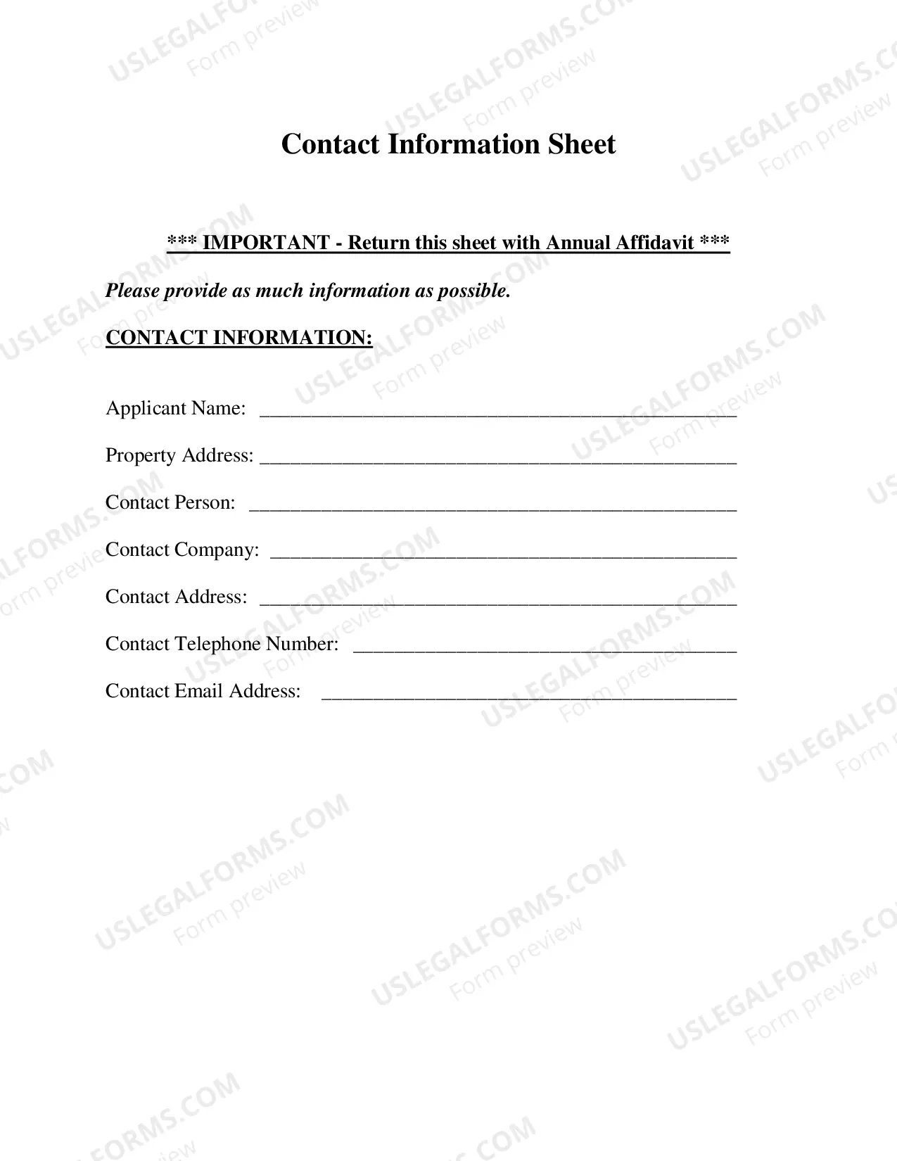Preview Cook County assessor's Office 2017 Class S affidavit