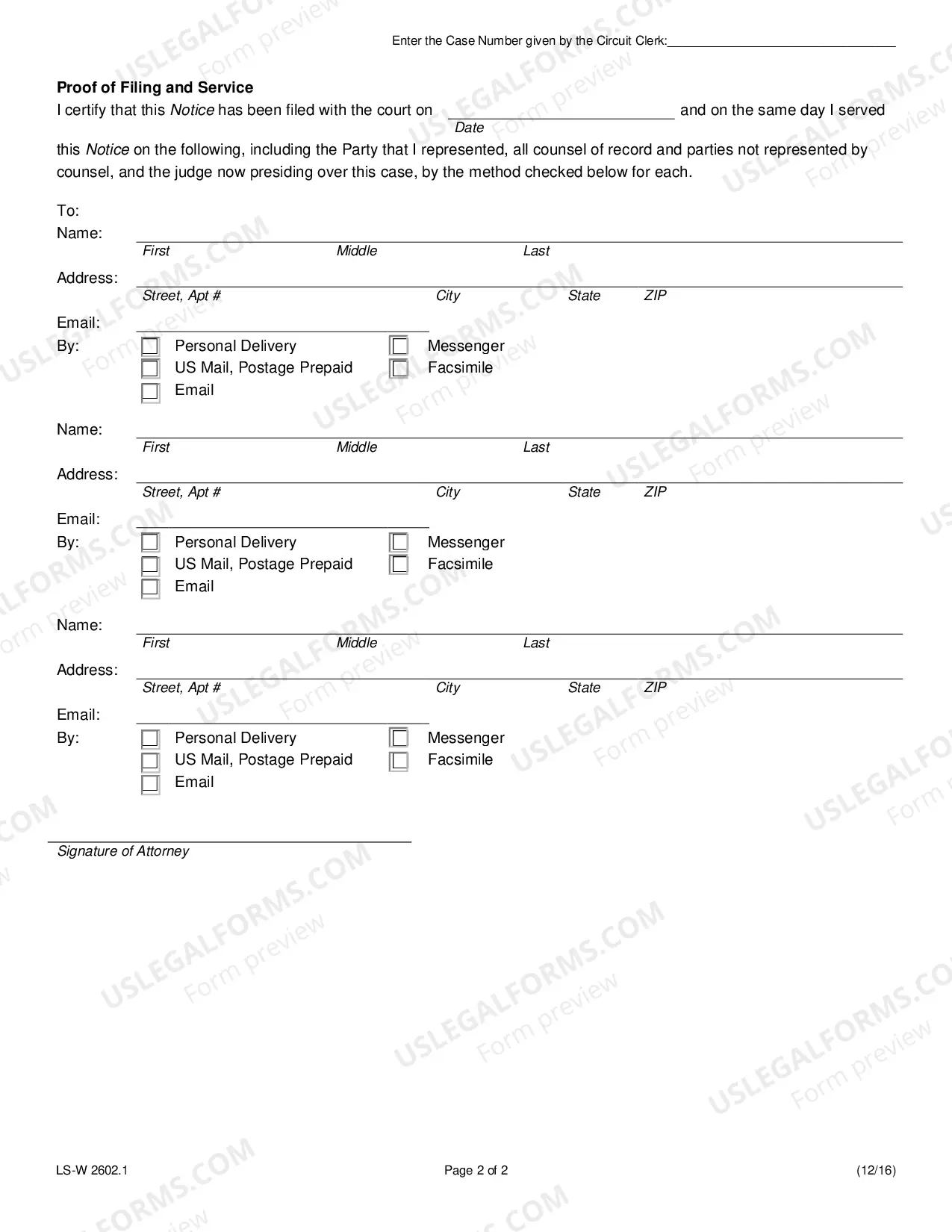 Preview LIMITED SCOPE WITHDRAWaL FORM