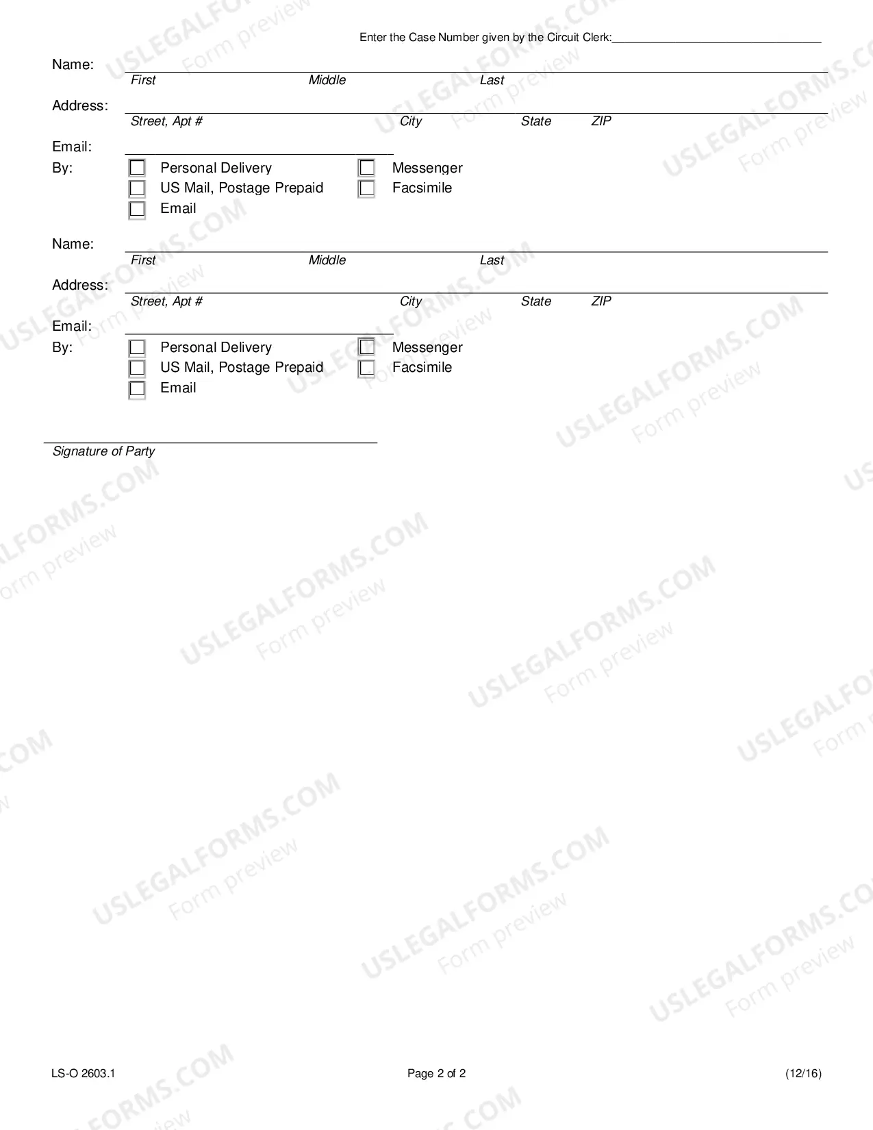 Preview WITHDRAWAL OBJECTION FORM