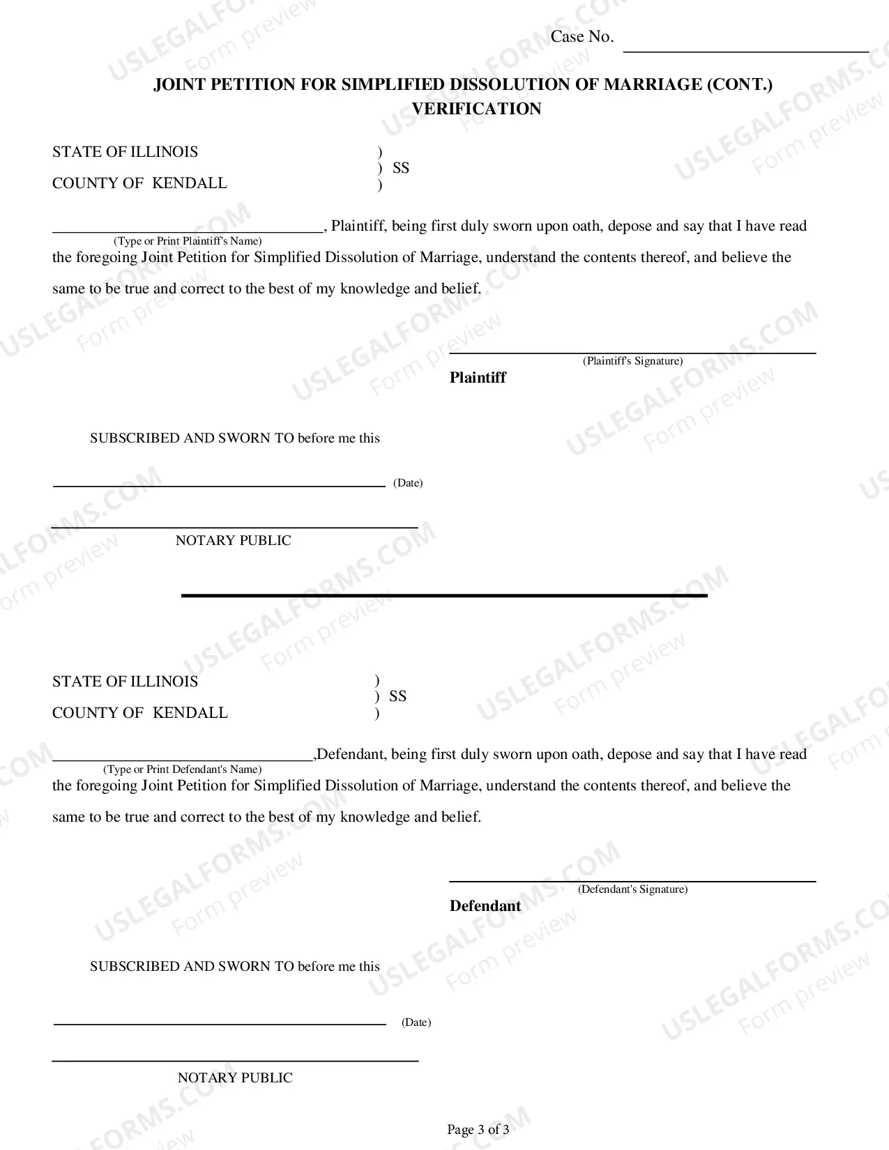 Preview Joint Simplified Dissolution of Marriage