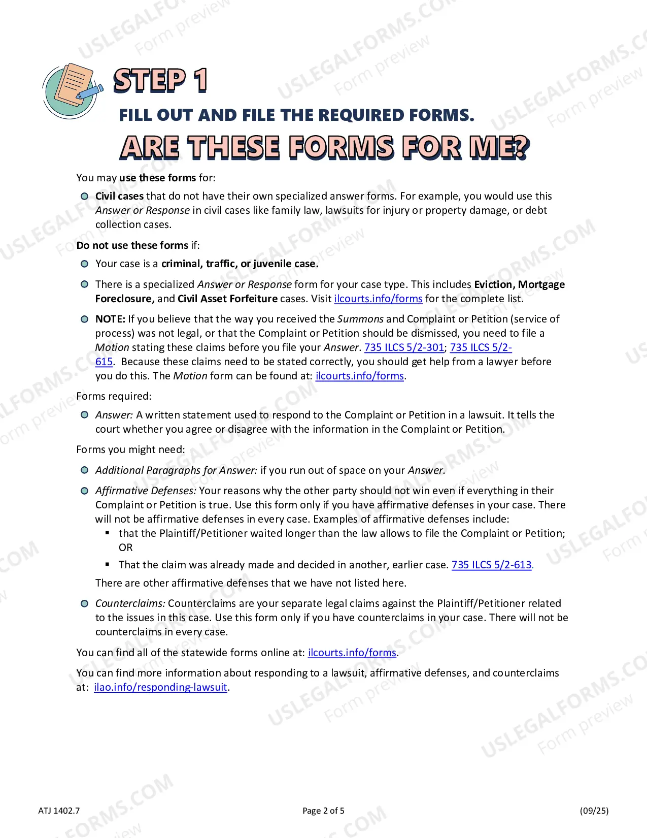 Preview How to Prepare and Send an answer/Response to Complaint/Petition