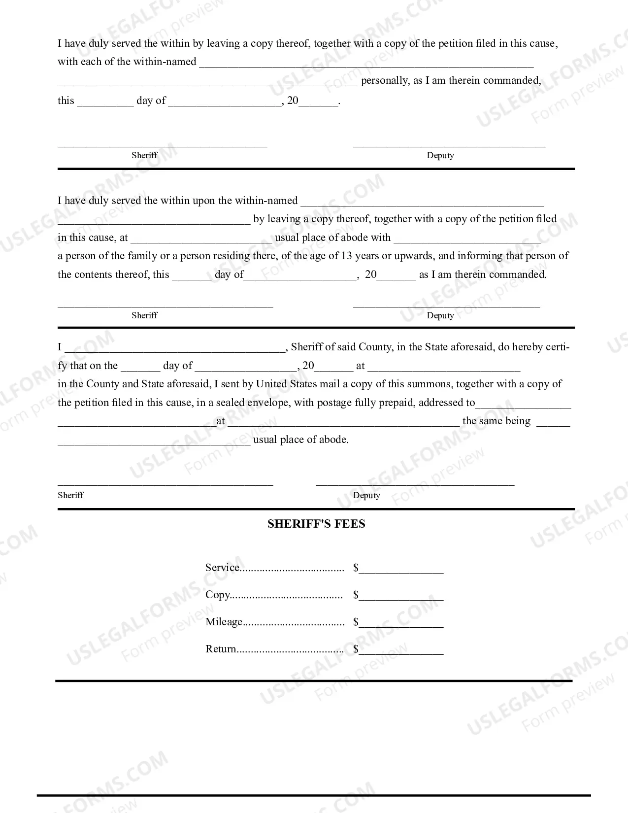 Preview Adoption Summons