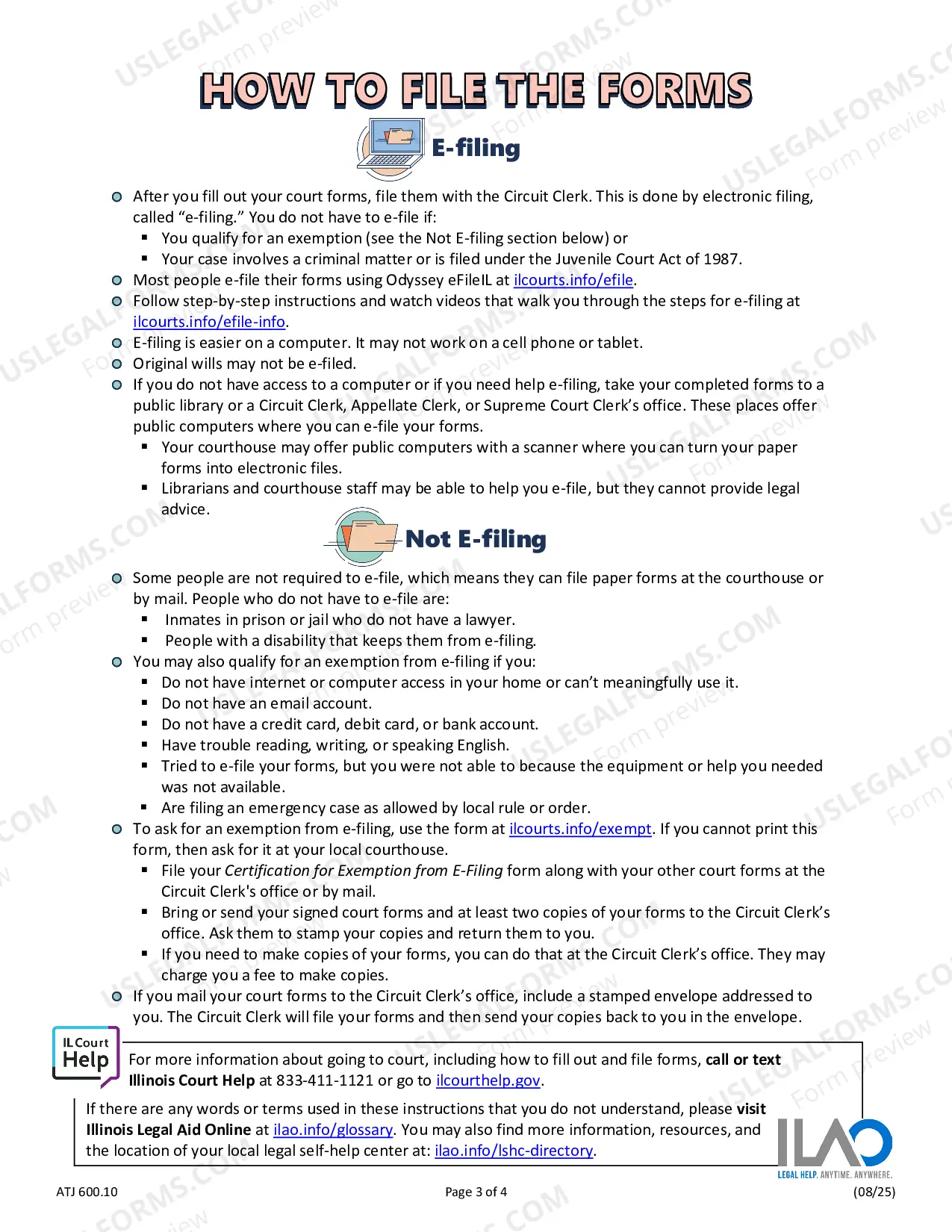 Preview Fee Waiver- Instructions
