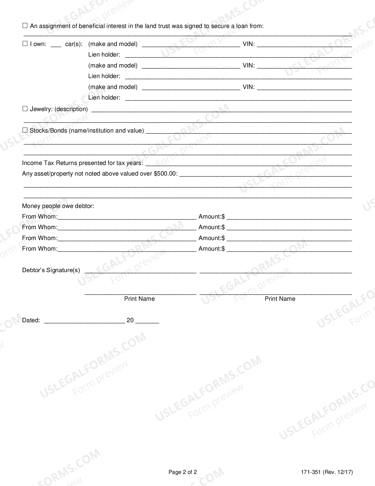 Preview Answer to Citation to Discover Assets Proceeding