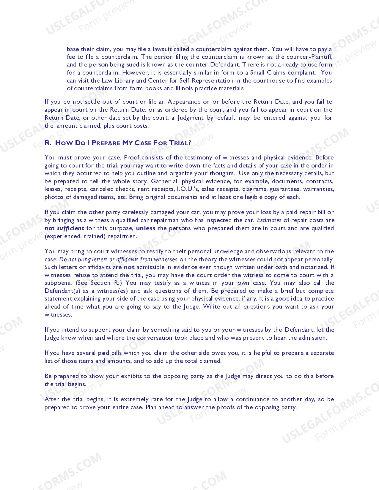 Preview Small Claims Guide