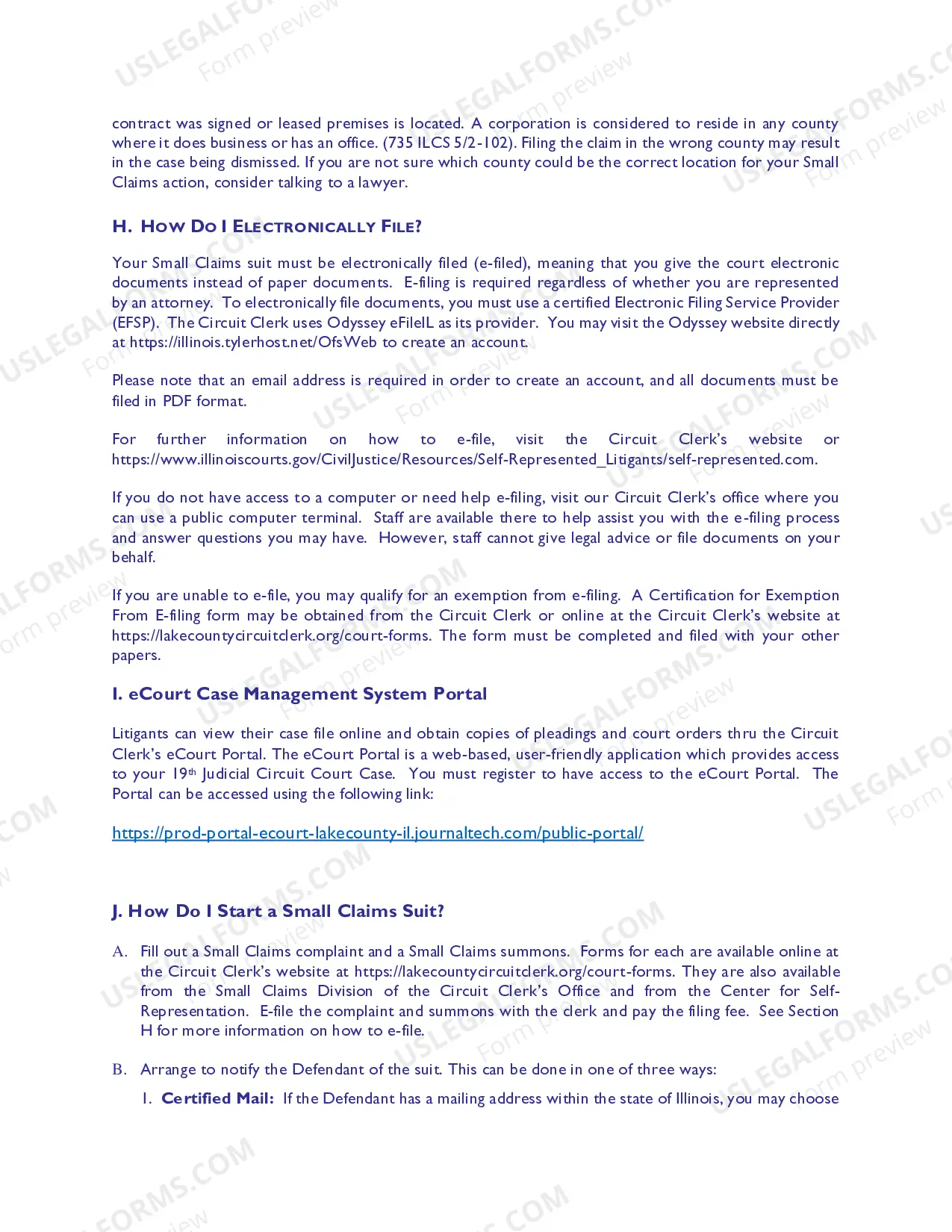 Preview Small Claims Guide