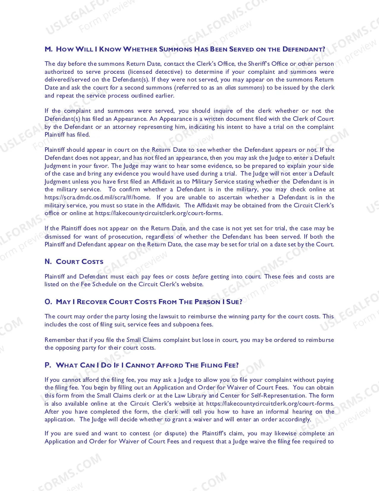 Preview Small Claims Guide
