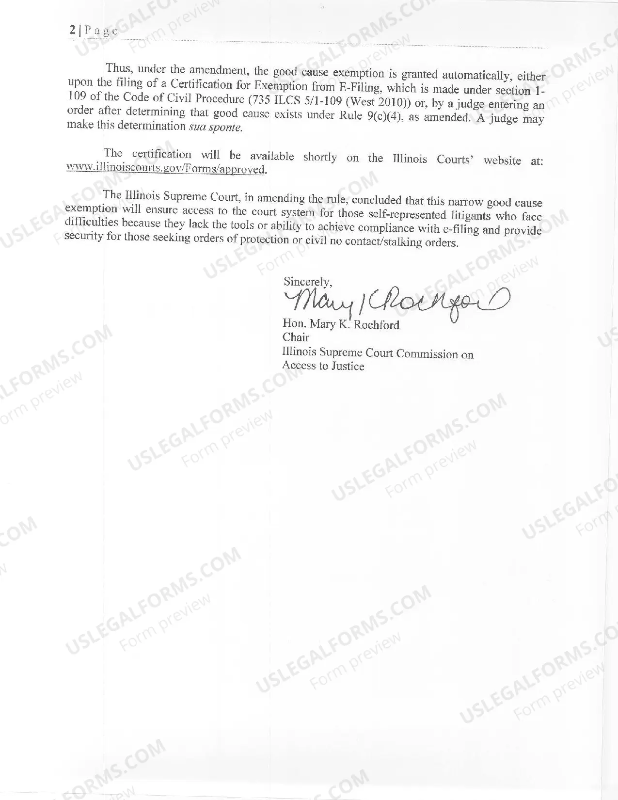 Preview MKR Executed Stakeholder Letter 12 8 re Good Cause Exempt
