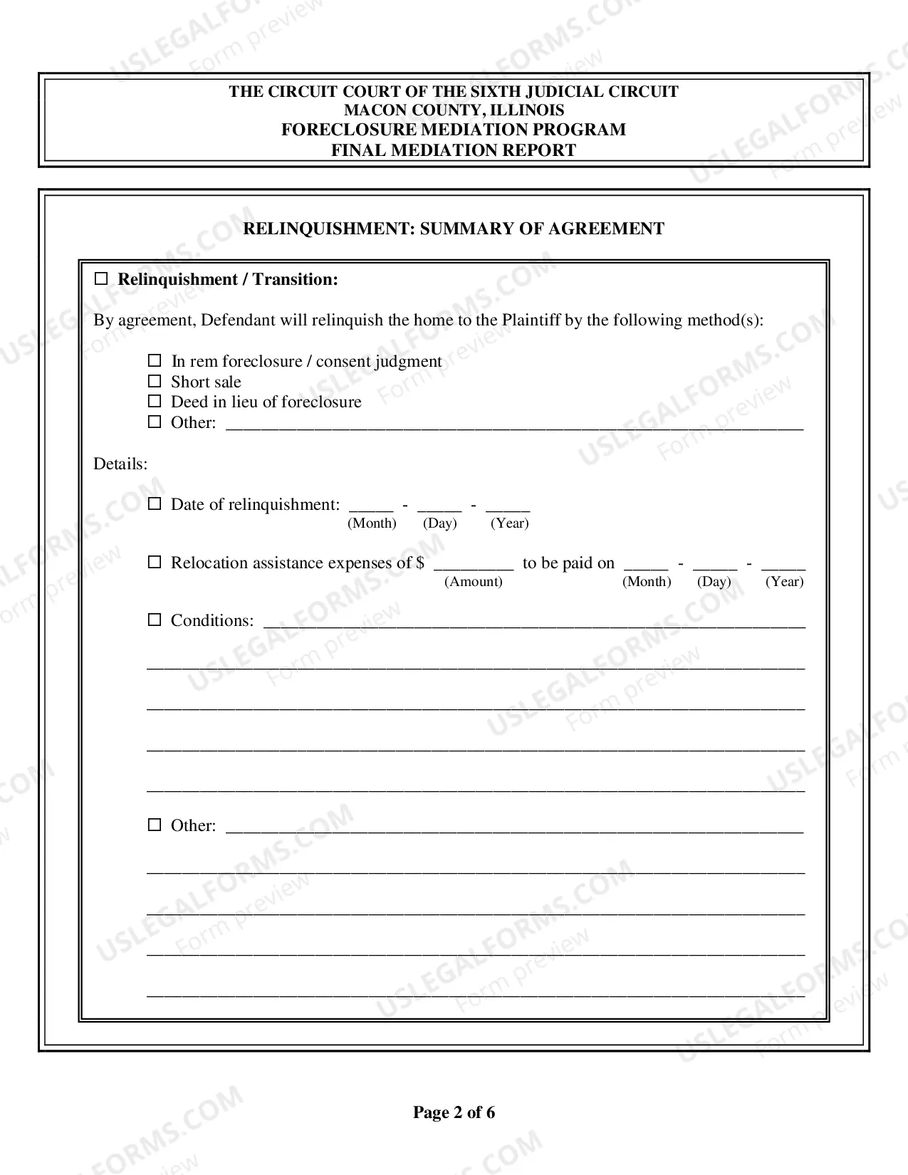 Preview Final Mediation Report