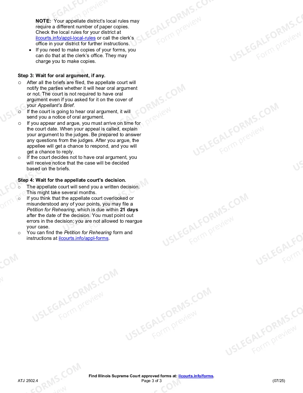 Preview How to File an appellant's Brief