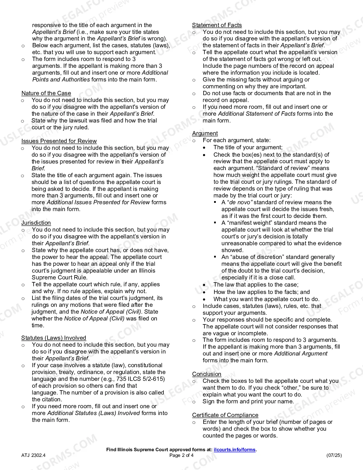 Preview How to File an appellee's Brief