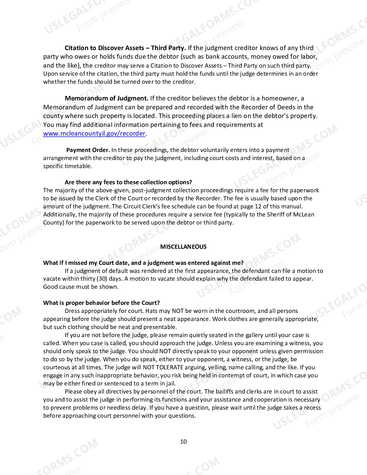 Preview Small Claims Manual