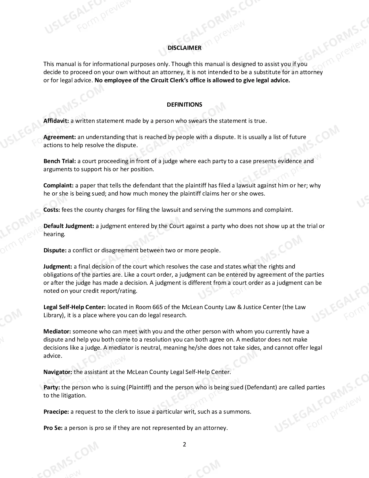 Preview Small Claims Manual