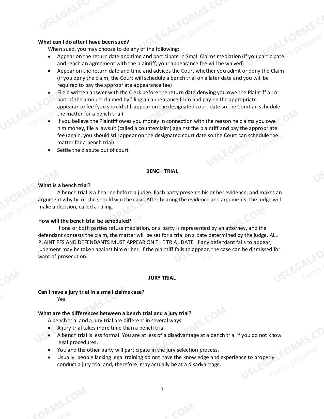Preview Small Claims Manual