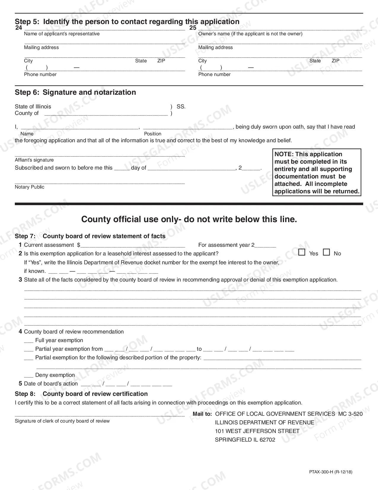 Preview PTaX-300 Hospital Exemption