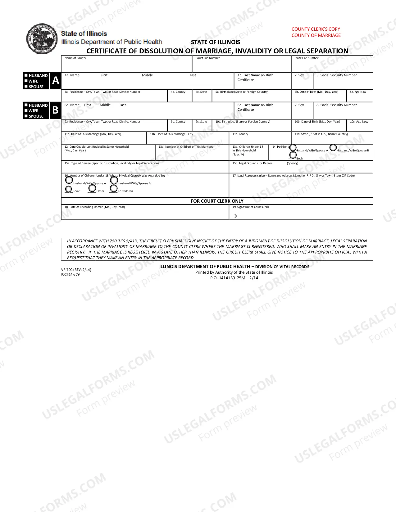 Preview Certificate of Dissolution